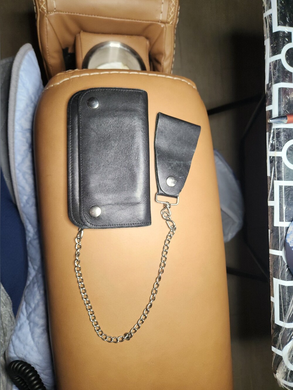 Amity Sidekicks Leather Chain Wallet